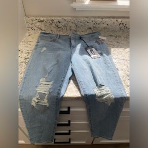 Mid rise skinny ankle jeans